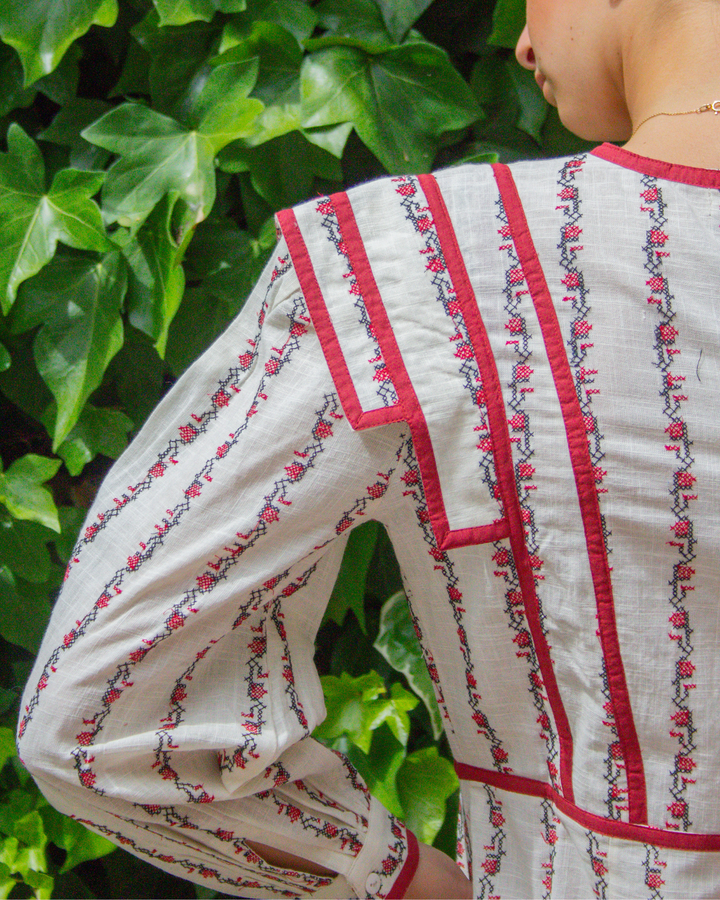 CASTILLO DRESS (burgundy)