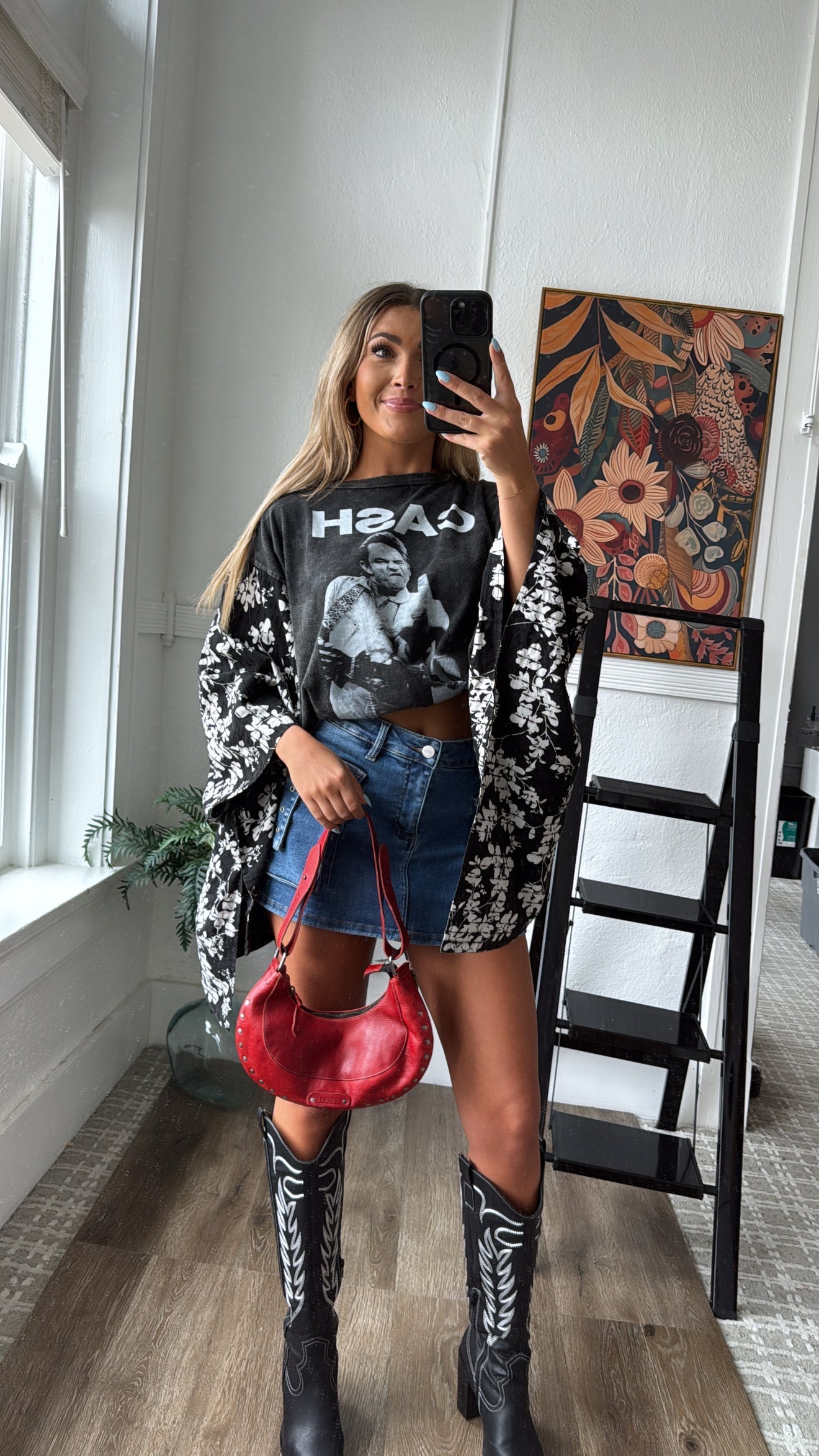 Midnight Outlaw Graphic tee, Black