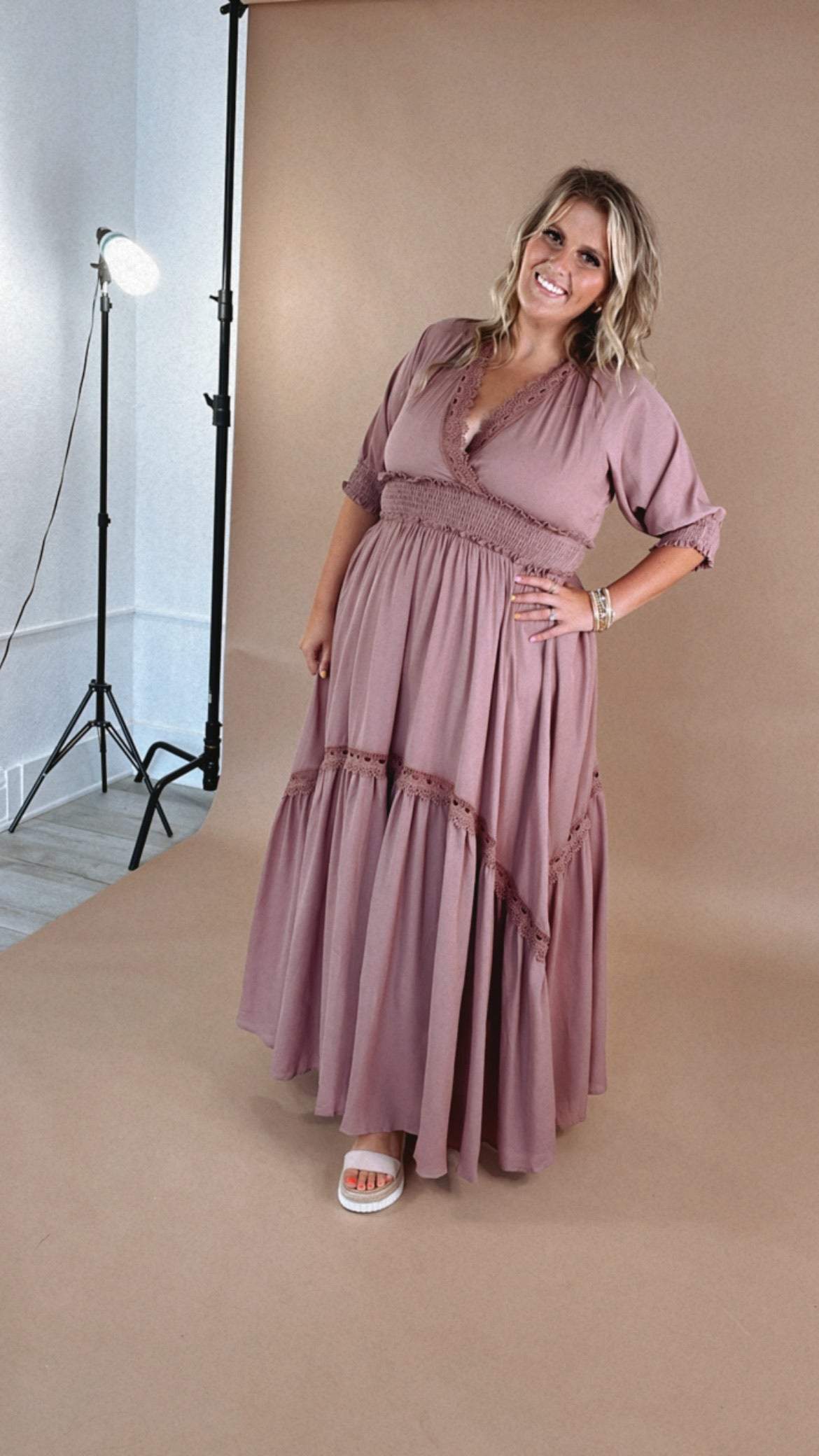 Most Admired Maxi Dress , Blush