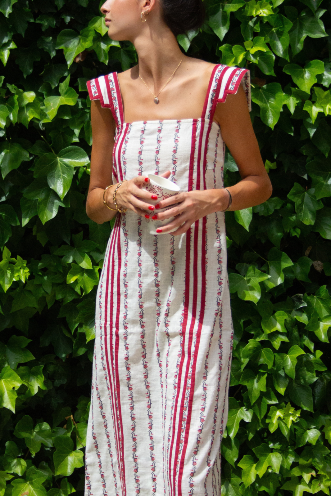 CASTLE NIGHTGOWN (burgundy)