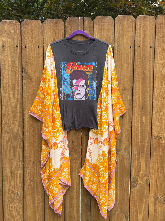Retro Punk Style Print Mix And Match T-shirt
