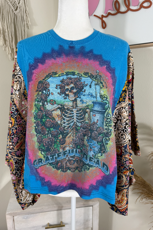 Grateful Dead Mix & Match Tee Tie Dye Floral