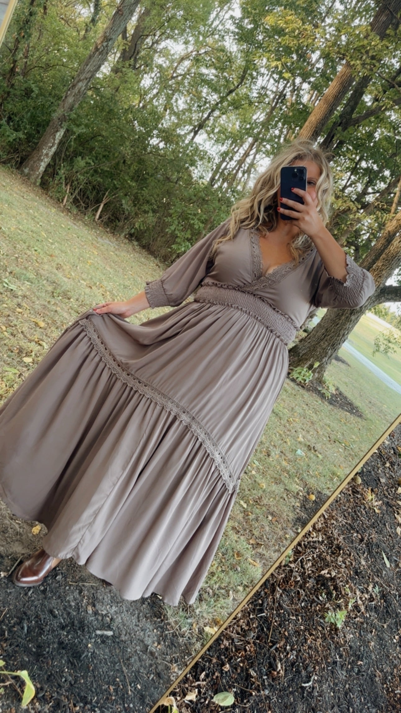 Most Admired Maxi Dress , Taupe