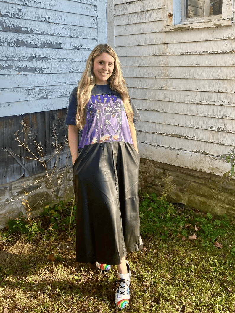 KISST Shirt Leather Dress