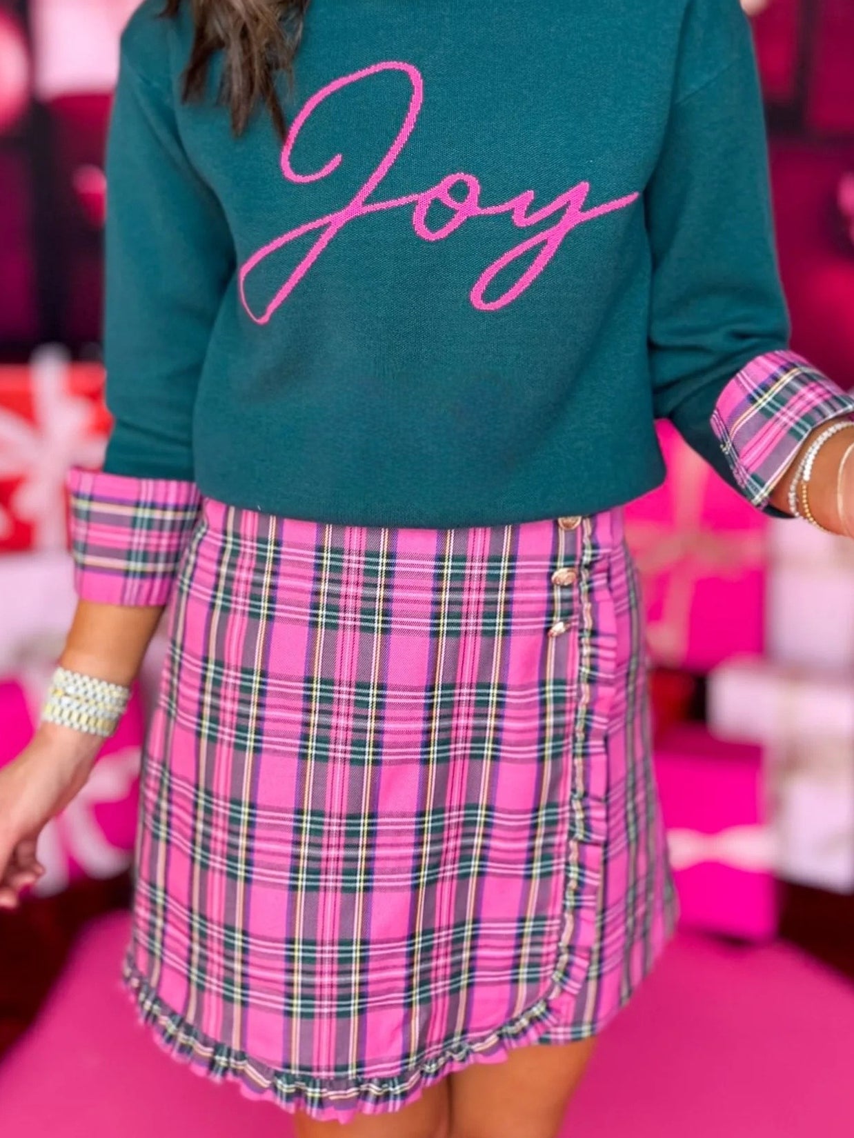 Melody Tartan Plaid Skort