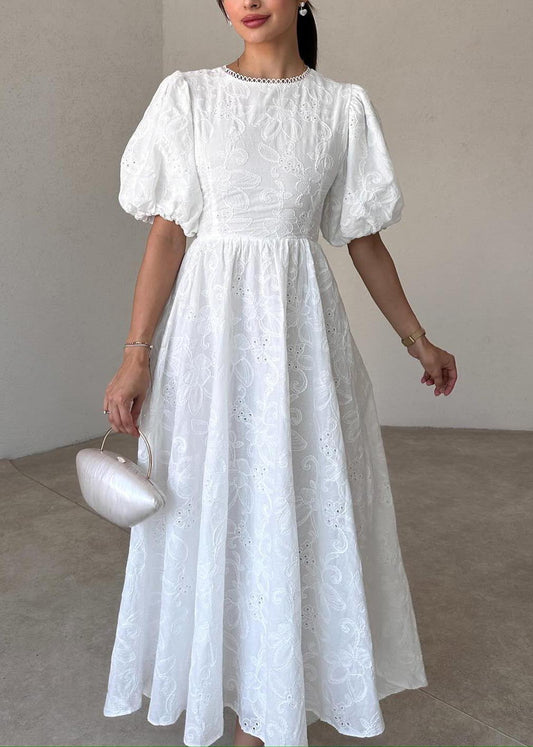 Ladies Elegant and Beautiful Round Neck Dress
