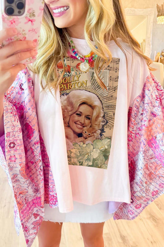 Pink Dolly Print Mix & Match Tee（No Patch）