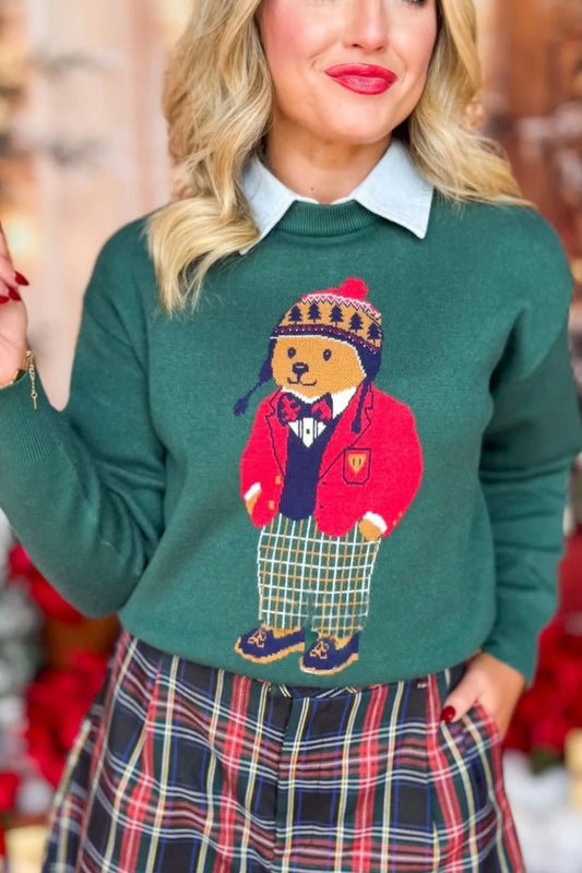 Teddy Bear Knit Sweater