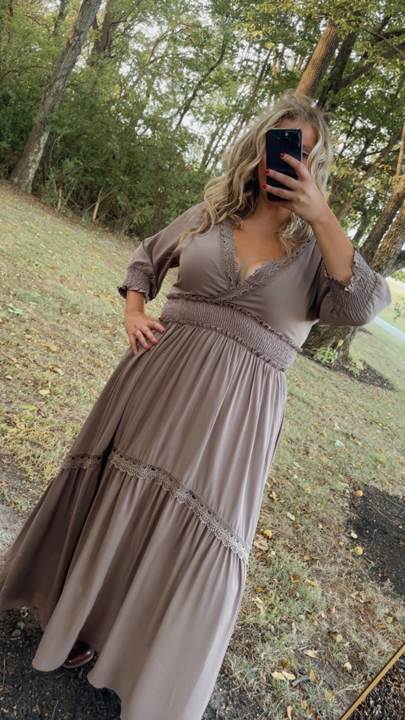 Most Admired Maxi Dress , Taupe