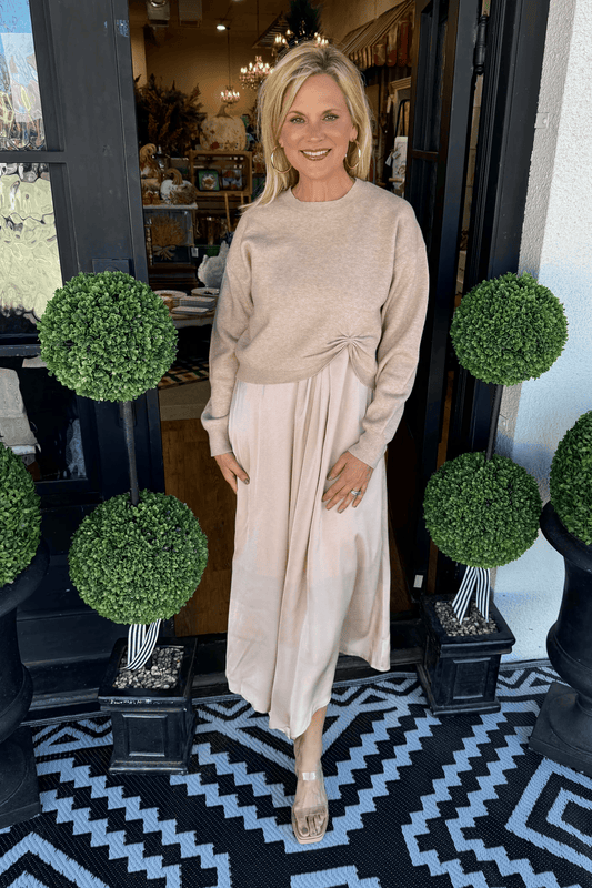 Julie Dress Set - Champagne