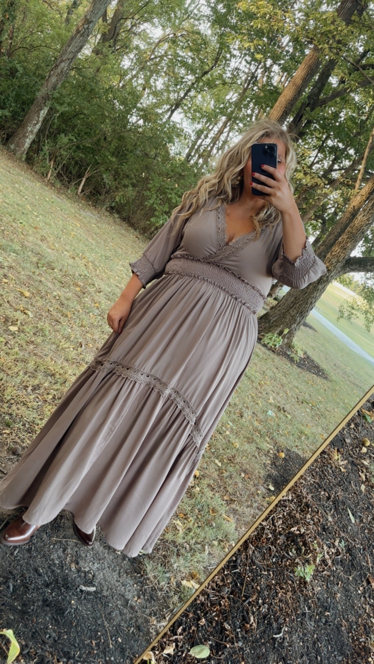 Most Admired Maxi Dress , Taupe