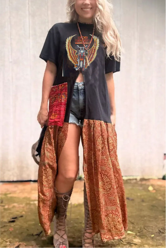 Bob Seger Double Split Maxi Tee