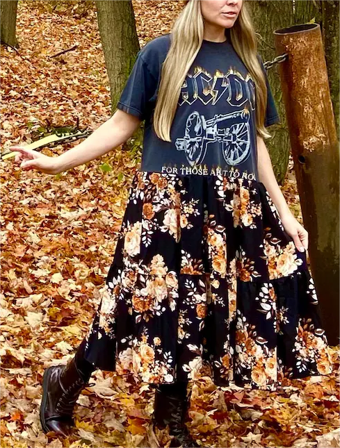 ACDC T-shirt dress