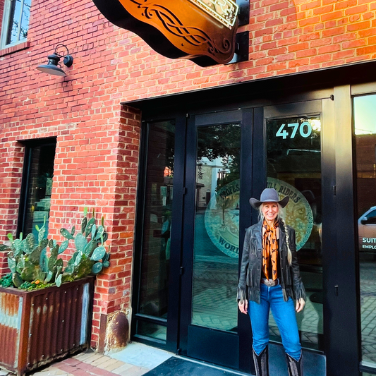 Rodeo Bull Rider (Cowtown) Bull Riding Silk Scarf