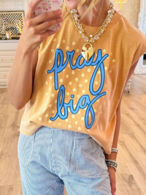Pray Big Muscle Tee