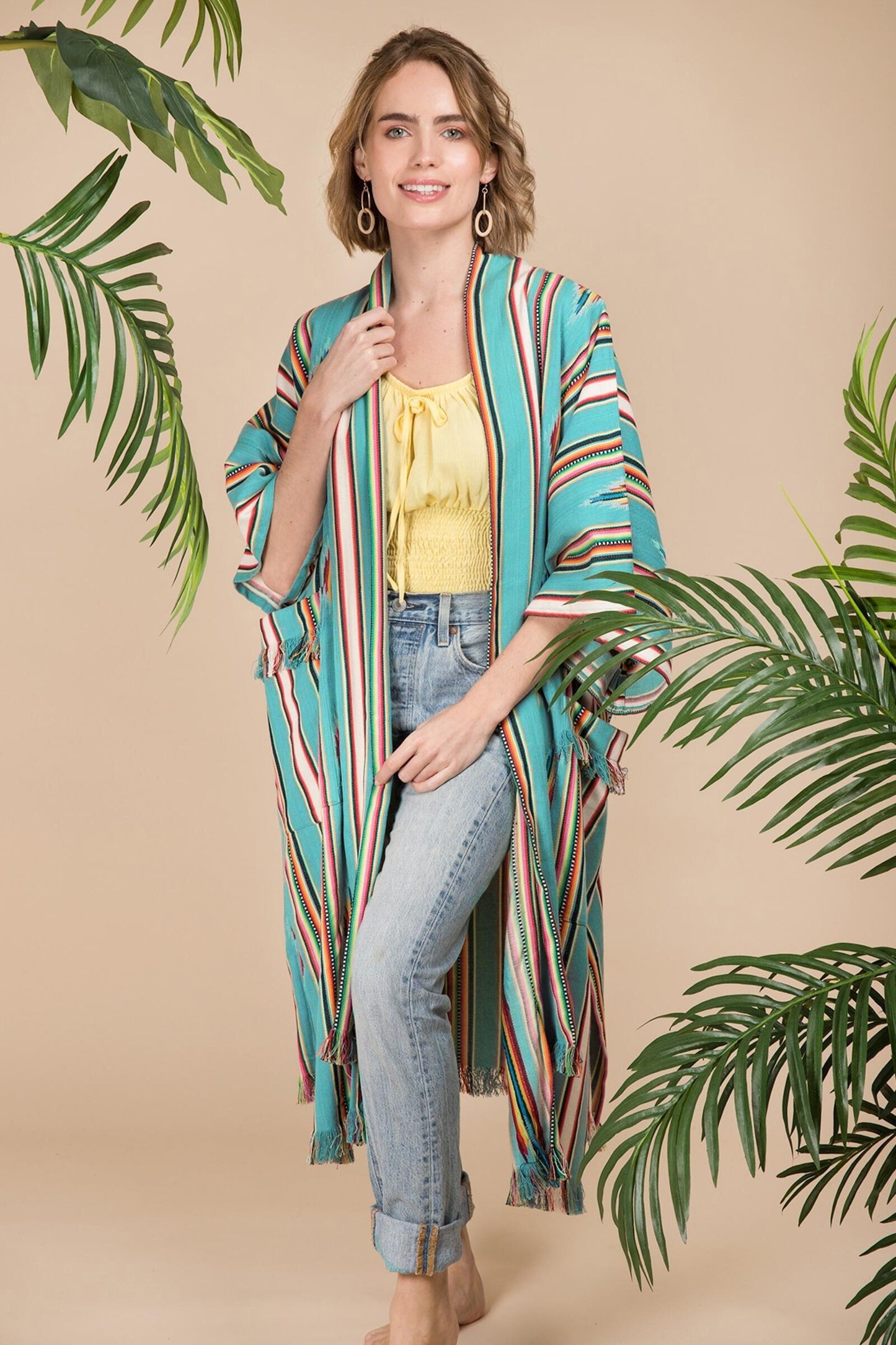 Ikat Striped Jacket