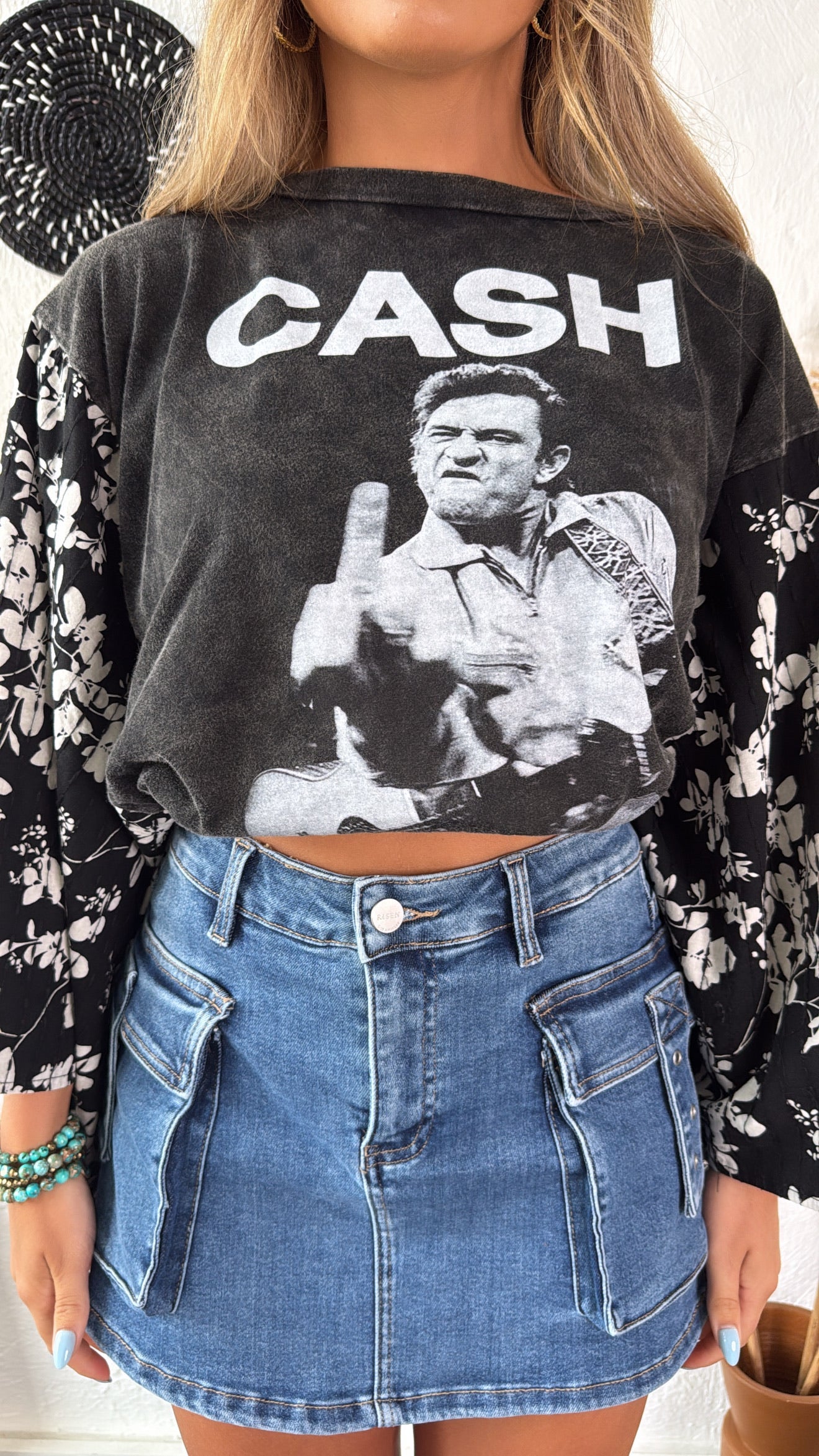 Midnight Outlaw Graphic tee, Black