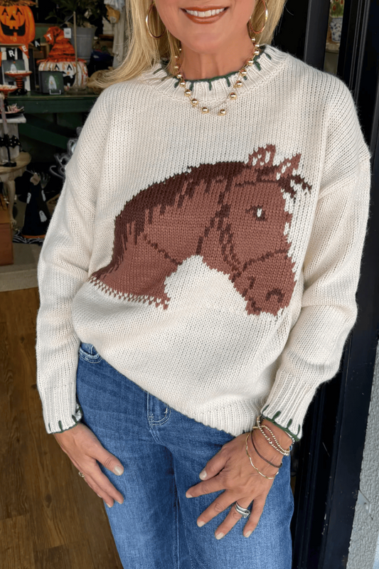 Horse Sand Sweater