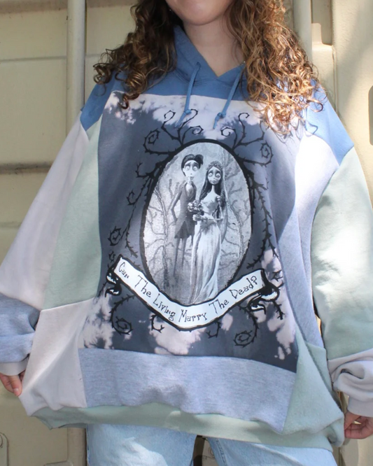 Corpse Bride Patchwork Hoodie