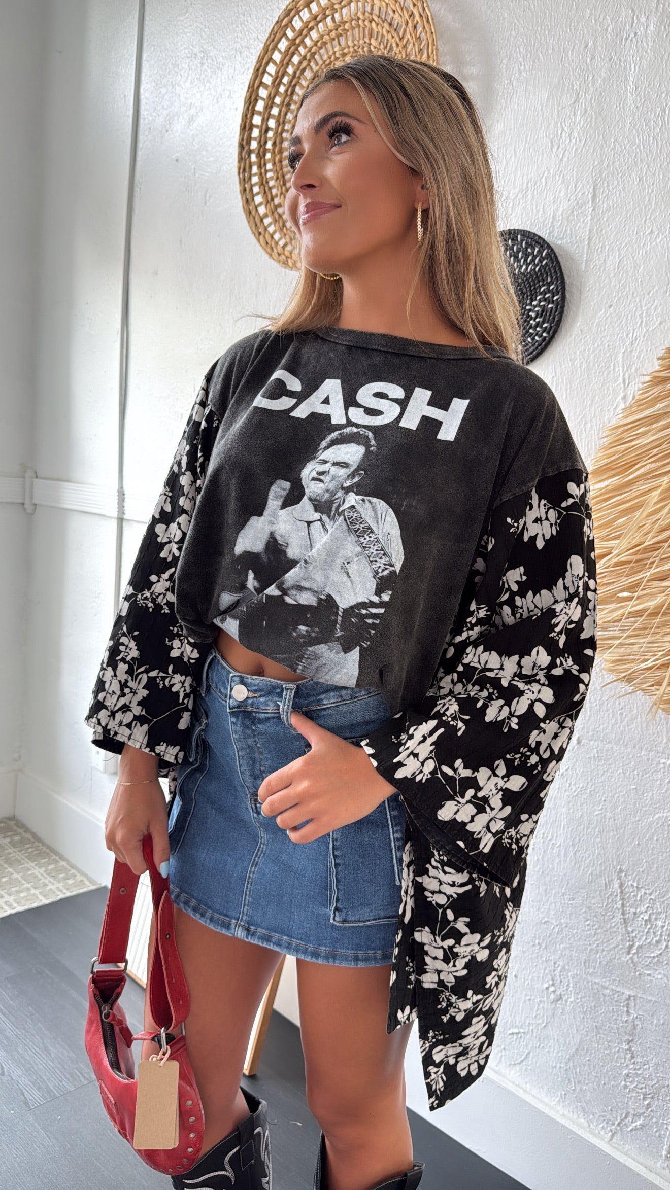 Midnight Outlaw Graphic tee, Black