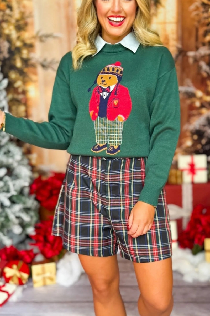 Teddy Bear Knit Sweater