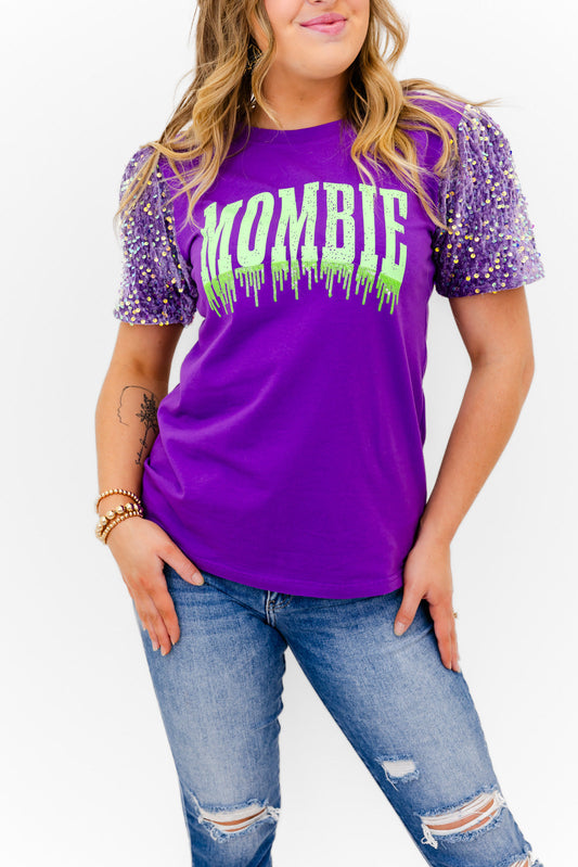 Glitzy Girl Mombie Magic Top