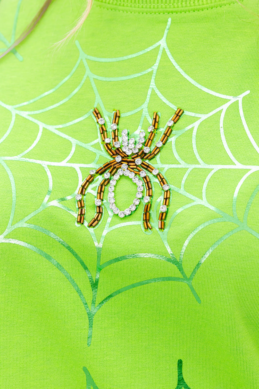 Spooky Web Glow Sweatshirt