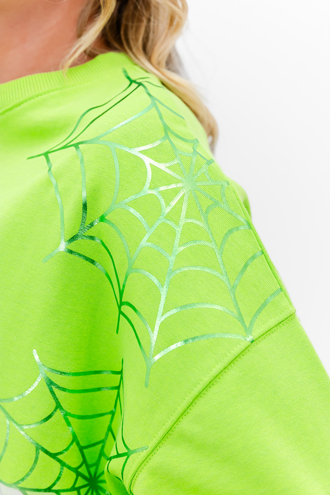 Spooky Web Glow Sweatshirt