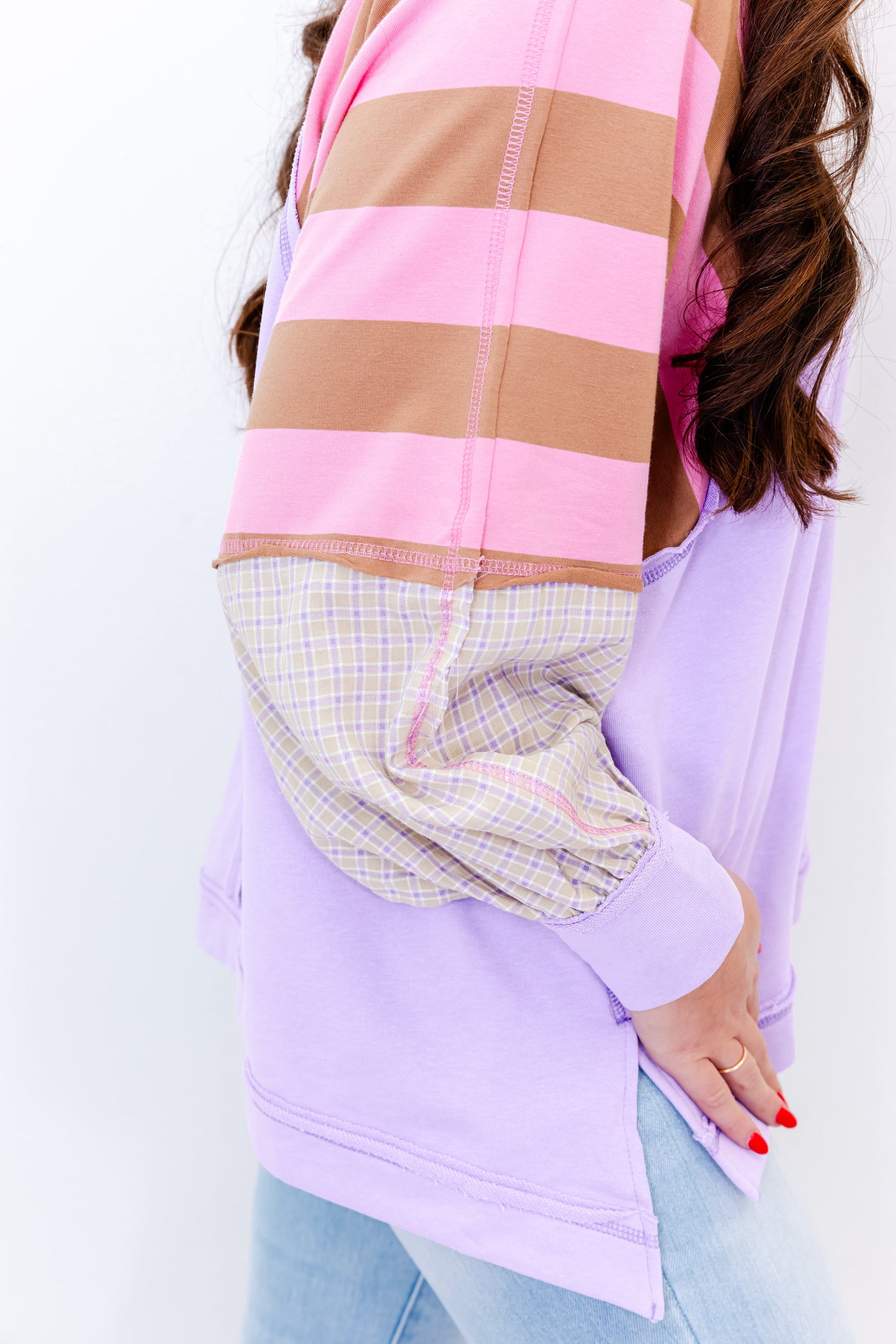 Cozy Up Color Block Top