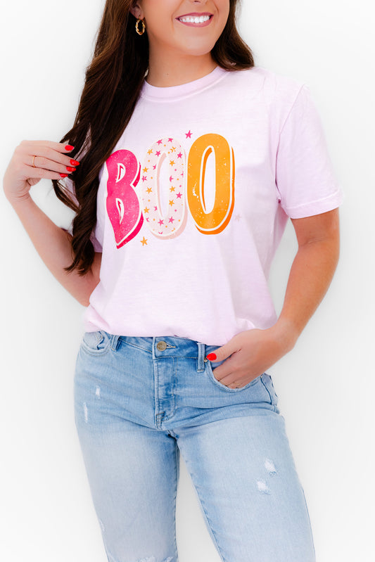 Star "BOO" Comfort Color Graphic Tee