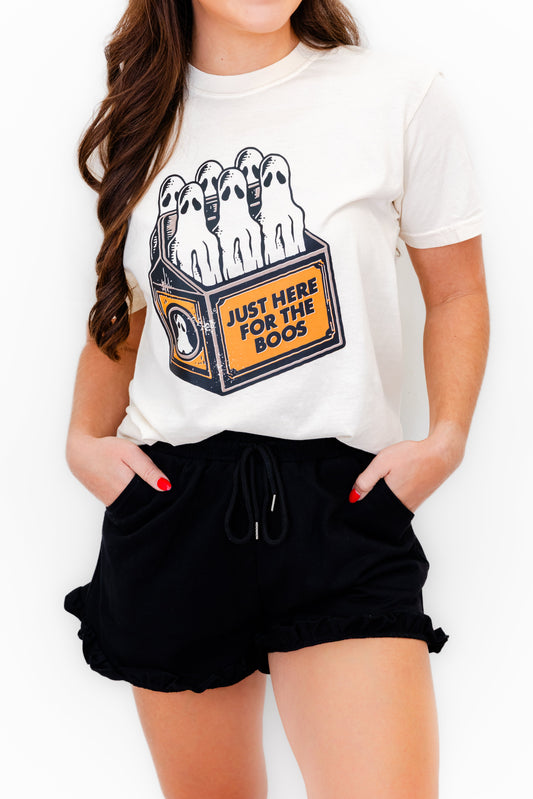 Just Here For The Boos Comfort Color Graphic Tee