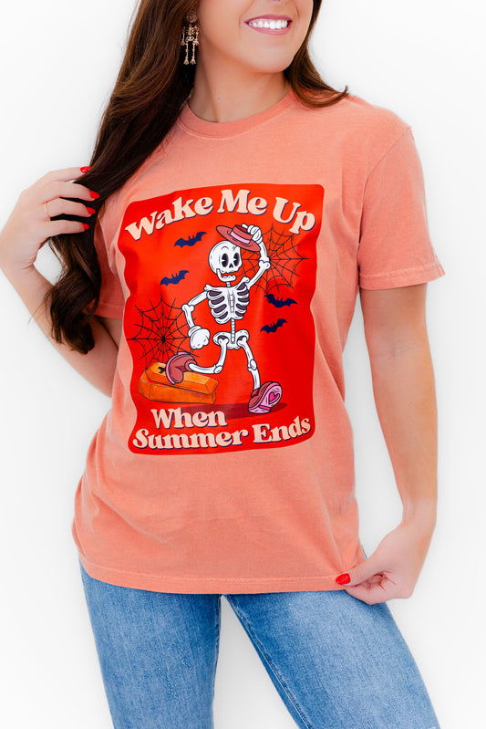 Wake Me Up.... Comfort Color Graphic Tee