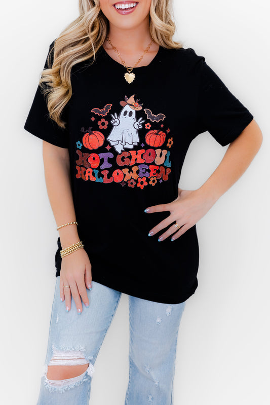 Hot Ghoul Halloween Graphic Tee