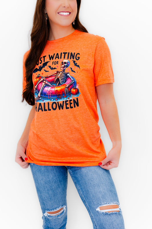"Just Waiting For Halloween" Graphic Tee