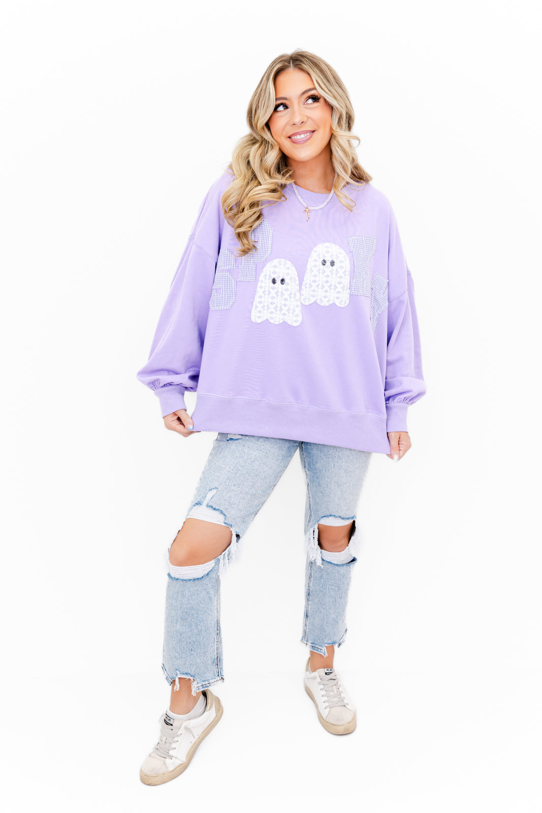 Lavender Spooky Sweatshirt