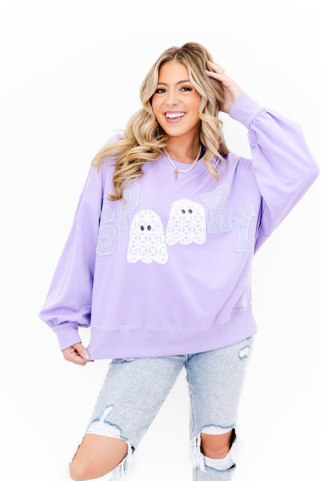 Lavender Spooky Sweatshirt