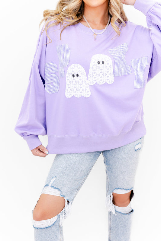 Lavender Spooky Sweatshirt
