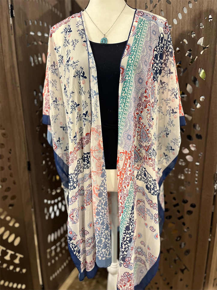 Aerosmith Tour Long Kimono Cover Up