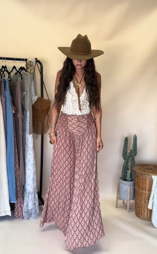 Italian Summer Maxi Skirt