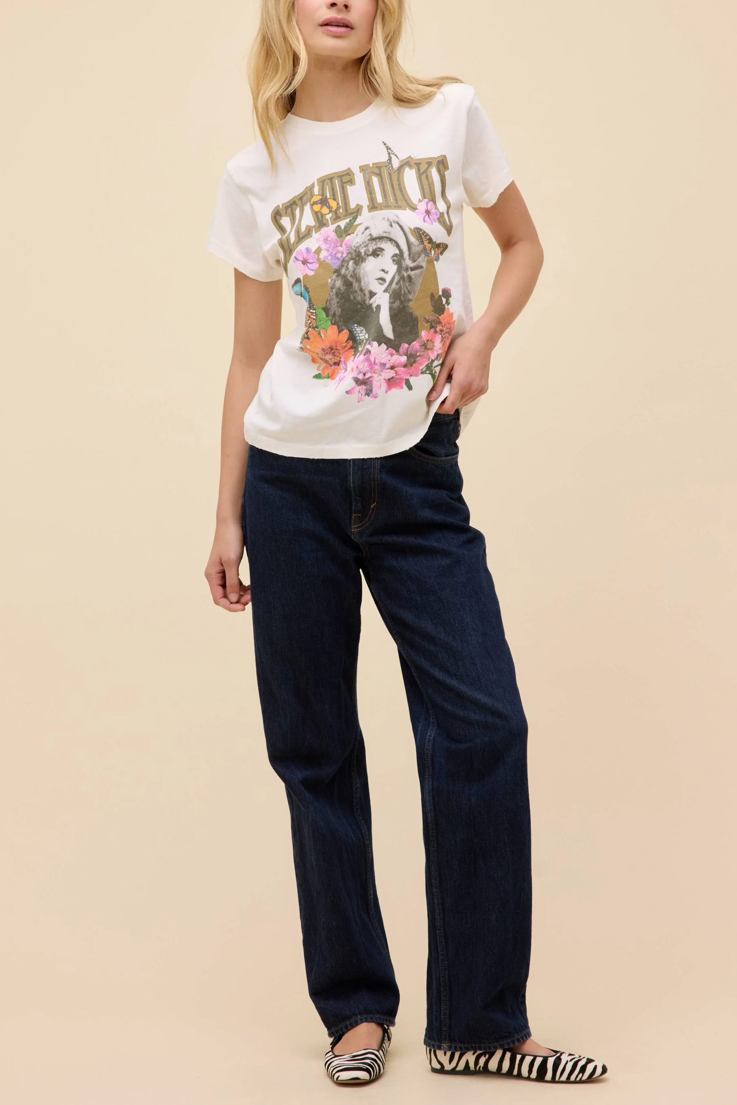 Stevie Nicks Flower Collage Tour Tee