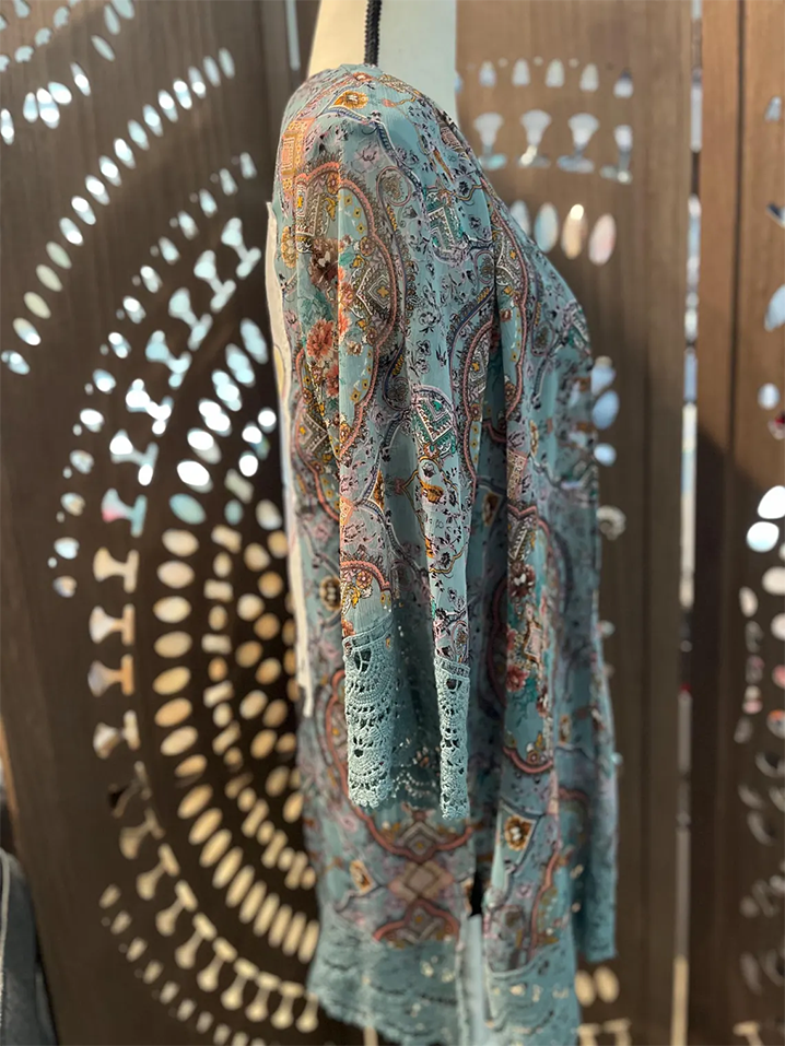 Bohemian Kimono Blouse