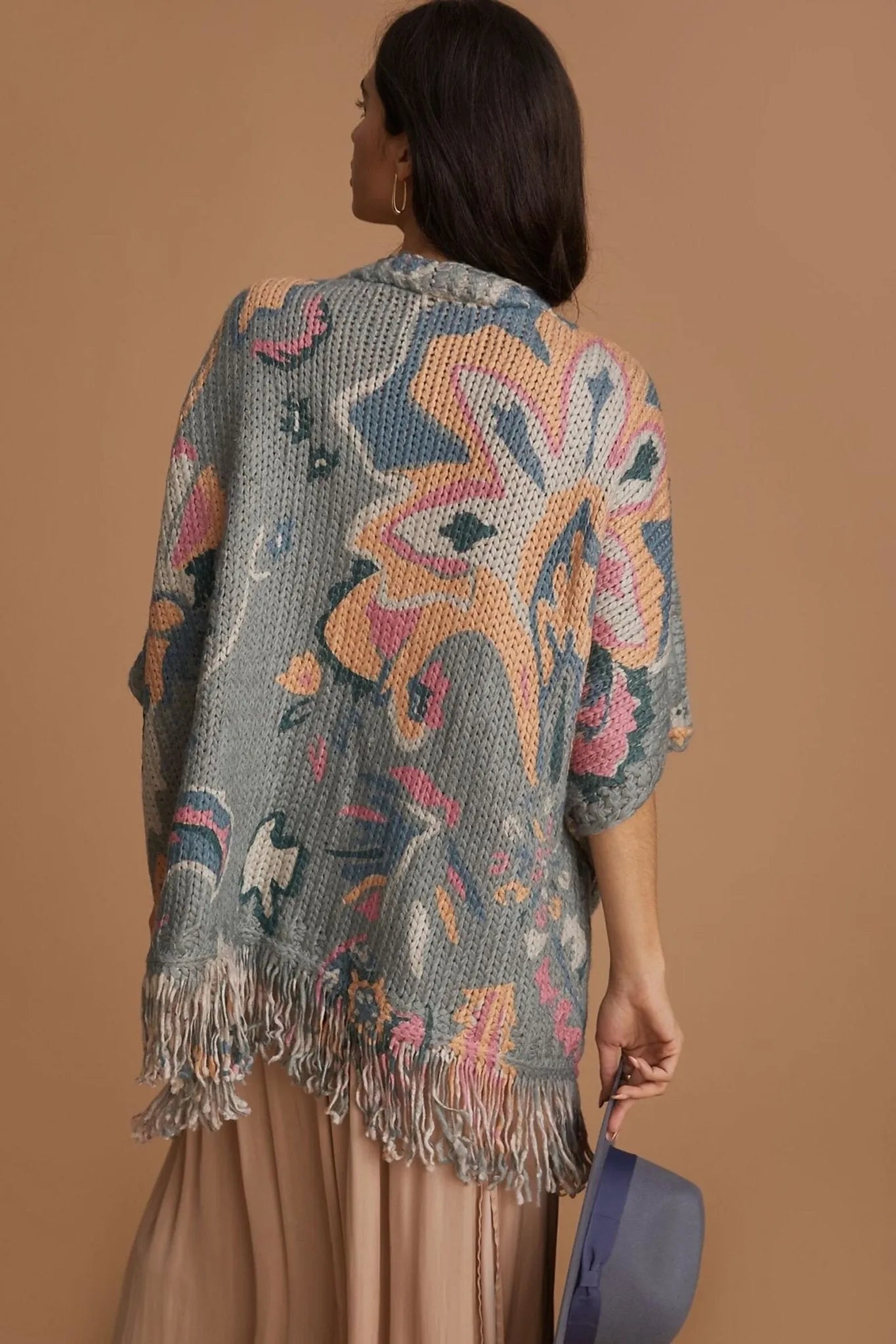 Knit Tassel Kimono