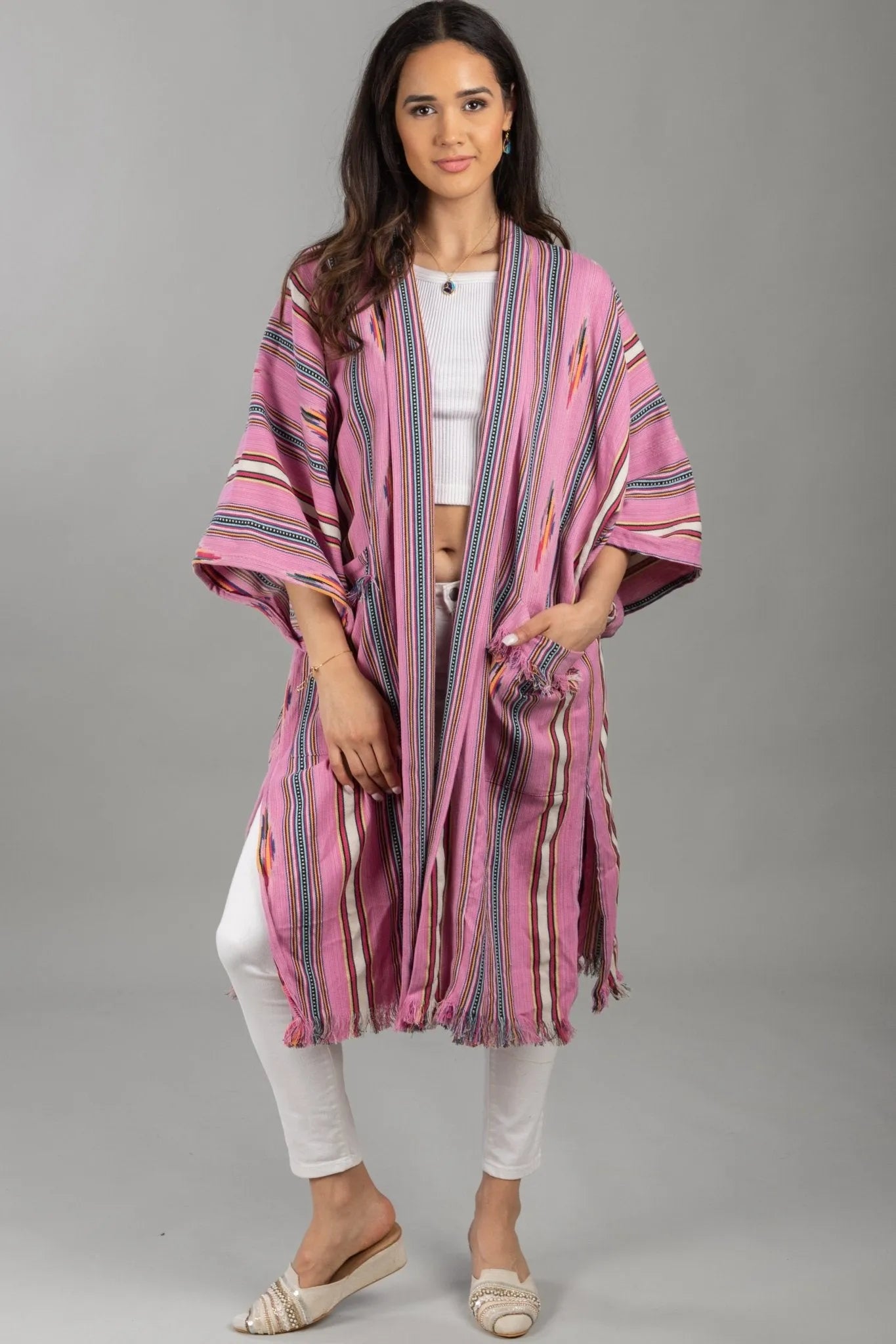 Ikat Striped Jacket