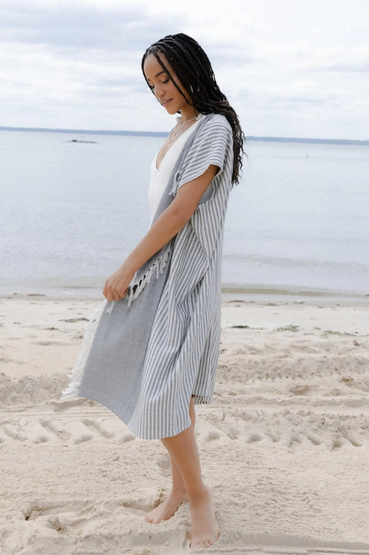 Turkish Towel Cover Up Kimono