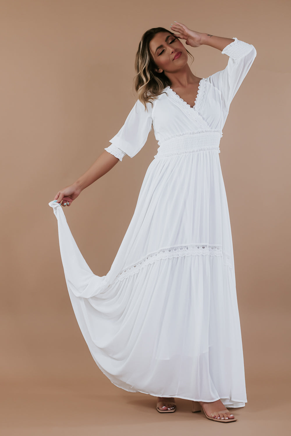 Most Admired Maxi Dress , White