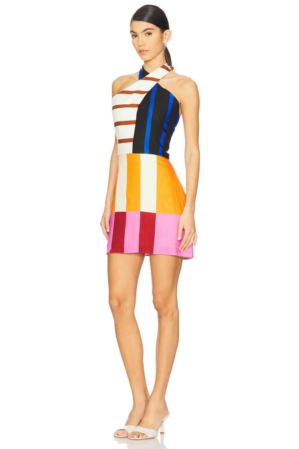 Holiday Halterneck Mini Dress