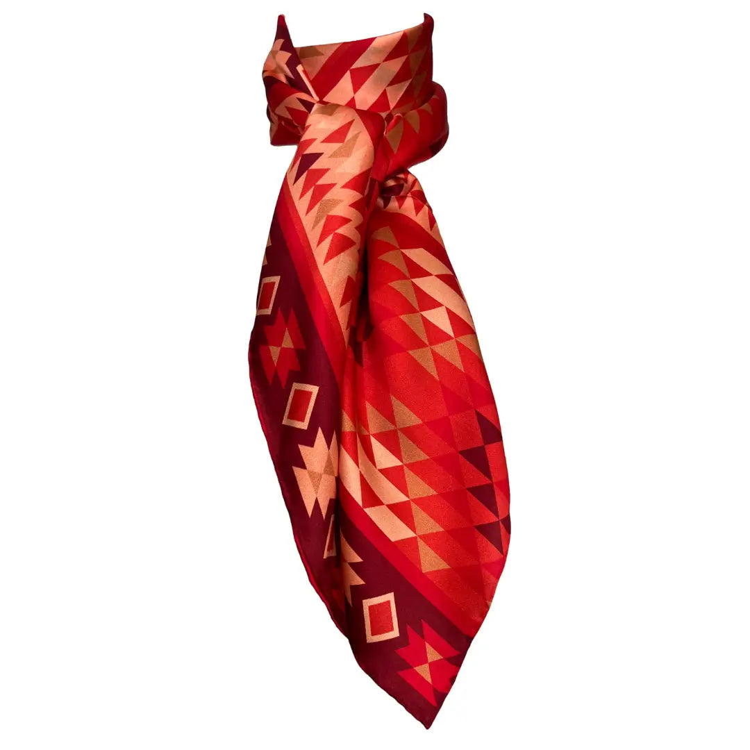 Aztec Wild Rags (Trails to Santa Fe) Silk Scarf