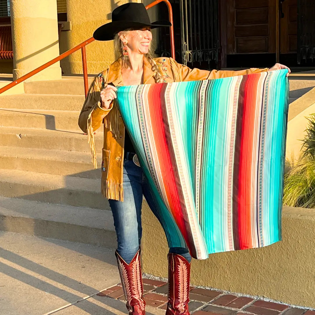 Serape Wild Rags (Wild Bill) Silk Scarf