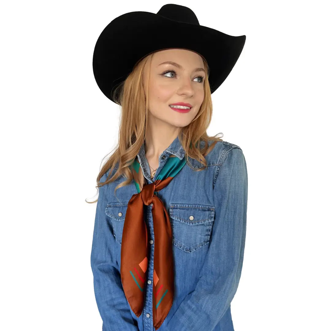 Western Wild Rags (Wild Thunderbird) Silk Scarf