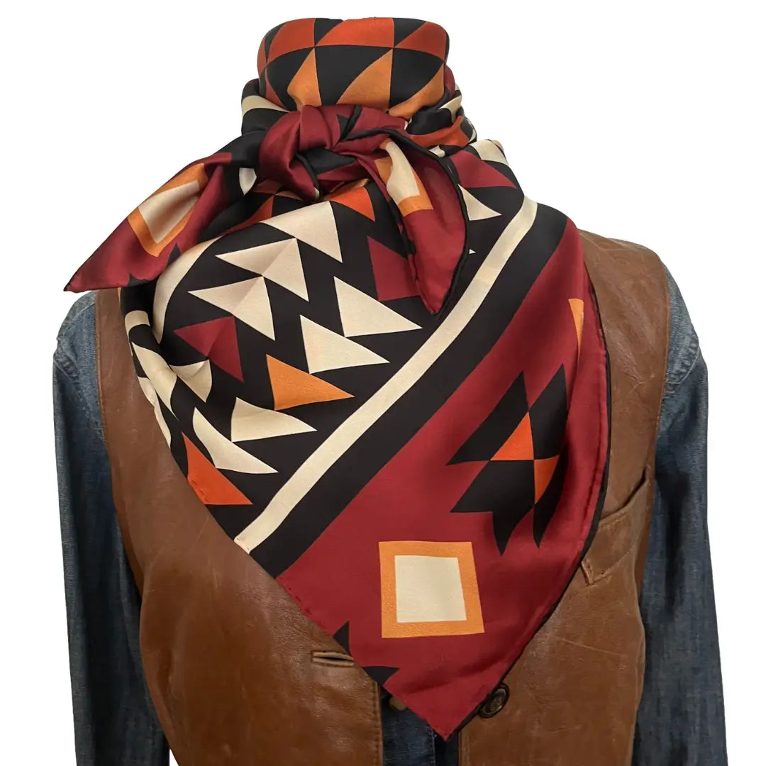 Aztec Wild Rags (Cimarron Cowboy) Silk Scarf